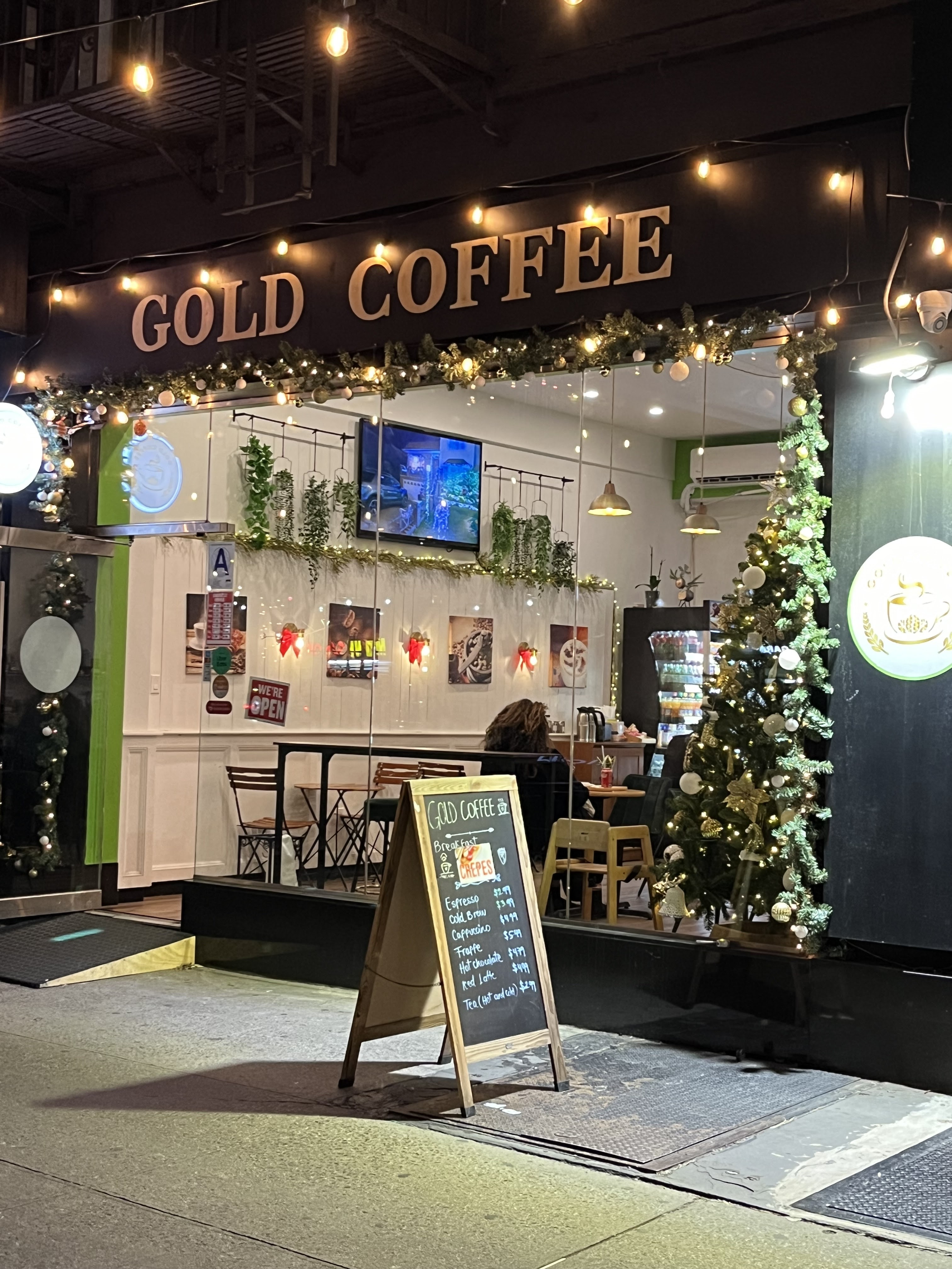 Gold coffee avatar